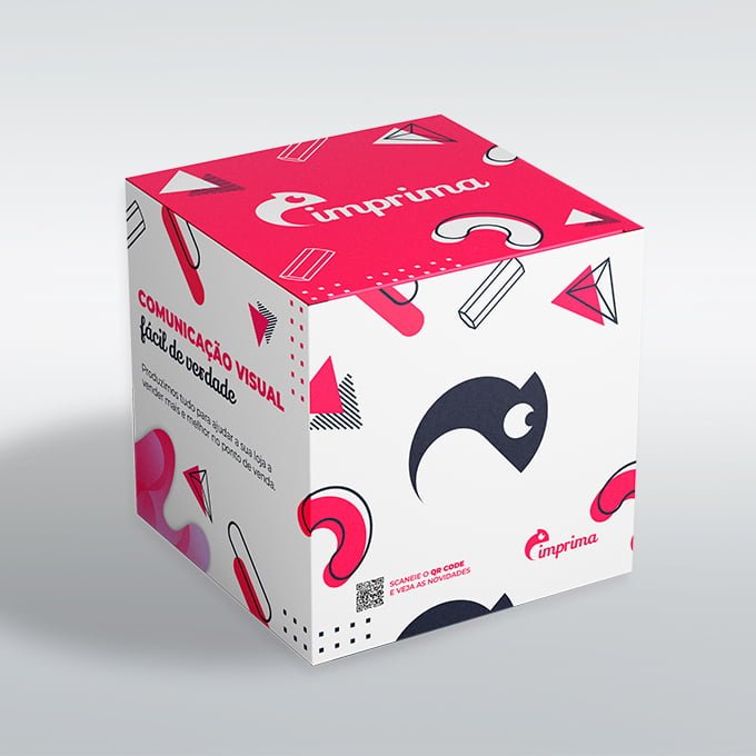 Cubo Expositor Promocional - PS - 40x40cm