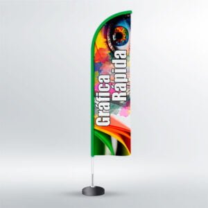 Wind Banner Gráfica Rápida - Faca - 3,50m