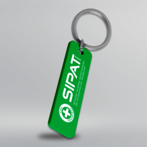 Chaveiro CIPA / SIPAT - Retangular - 6x2 cm - Verde - Frente