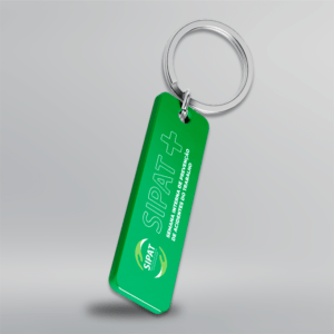 Chaveiro CIPA / SIPAT - Retangular - 6x2 cm - Verde - Frente